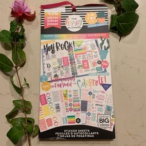 Happy Quotes Sticker Book - Happy Planner - Slightly Used